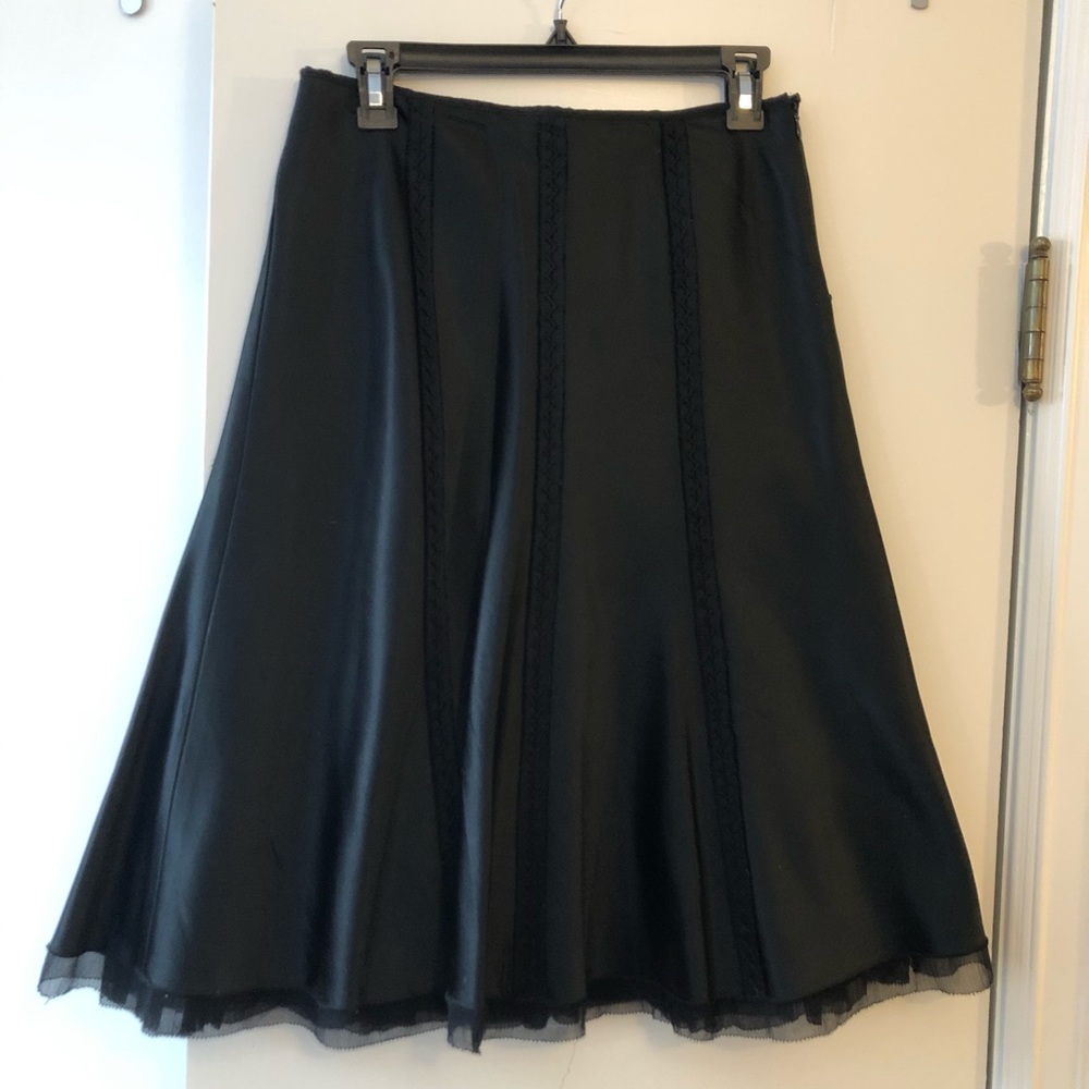 Ellie tahari vintage satin skirt